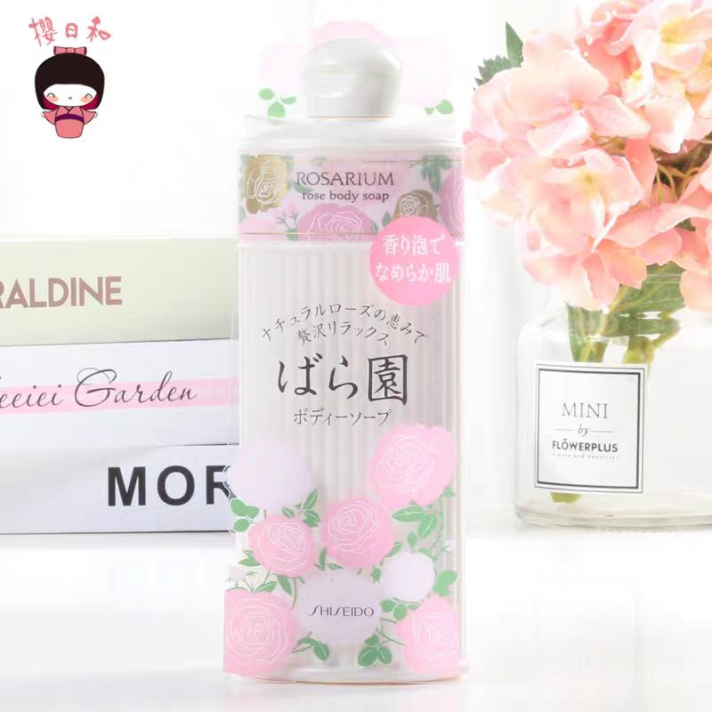 日本资生堂玫瑰园沐浴露300ml