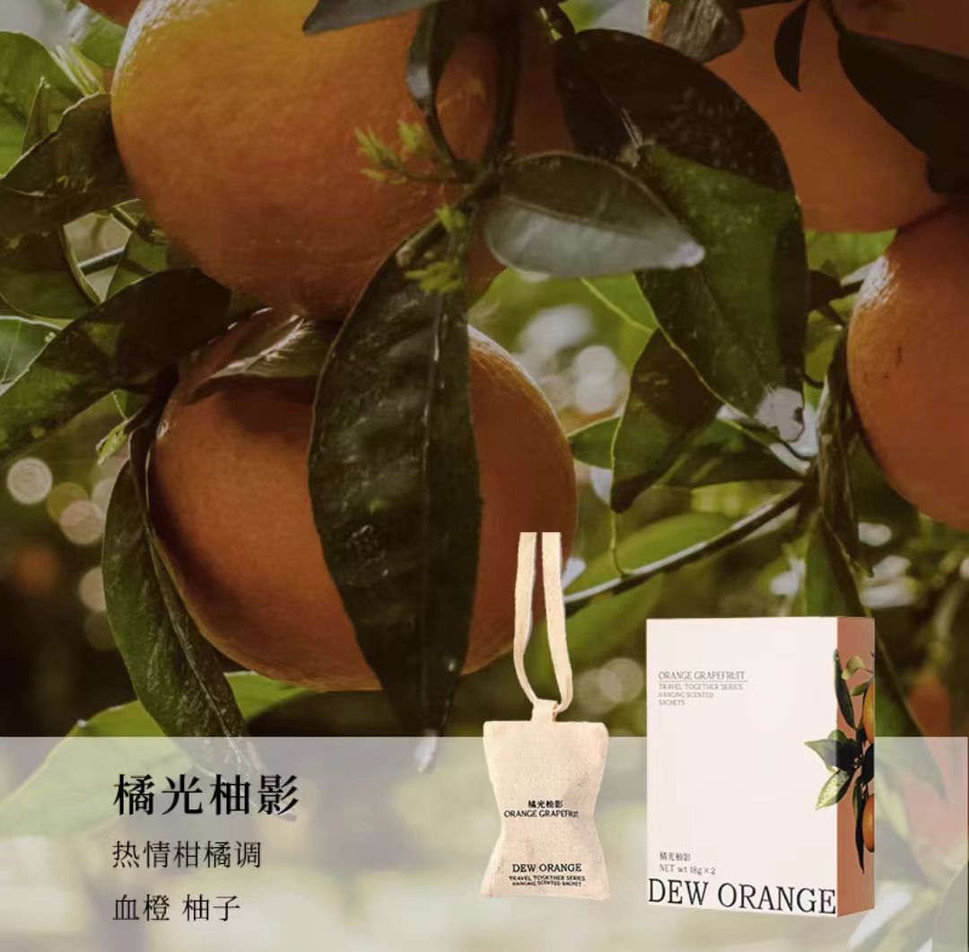 DEW ORANGE露橘悬挂式香包车载衣柜(.带替换装)
