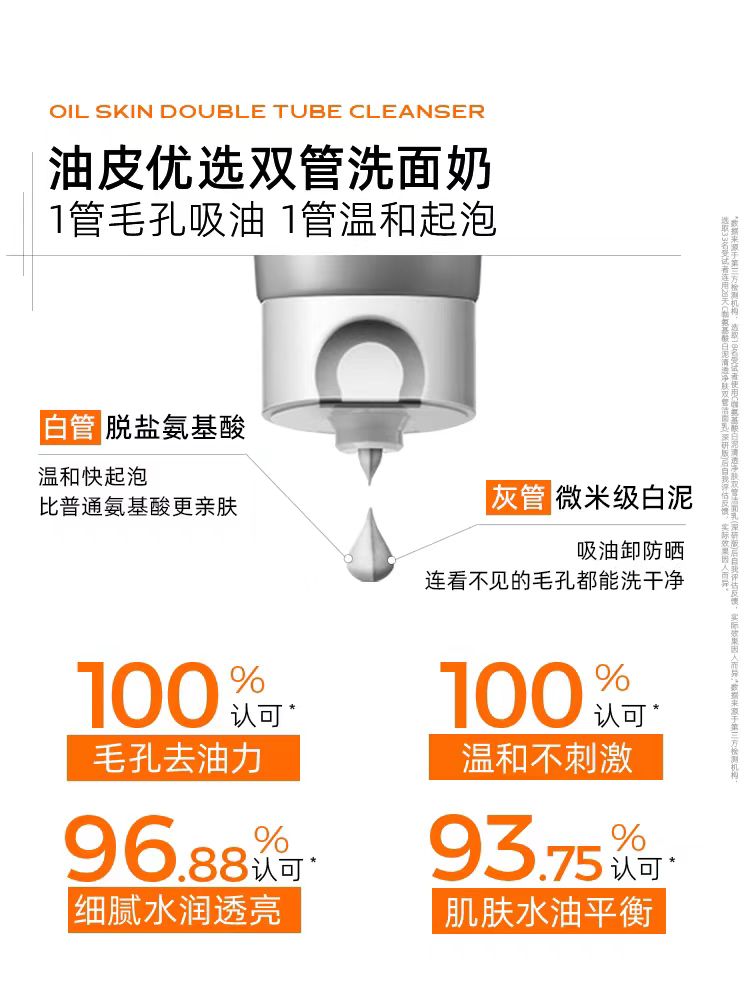 C咖氨基酸双管控油洗面奶