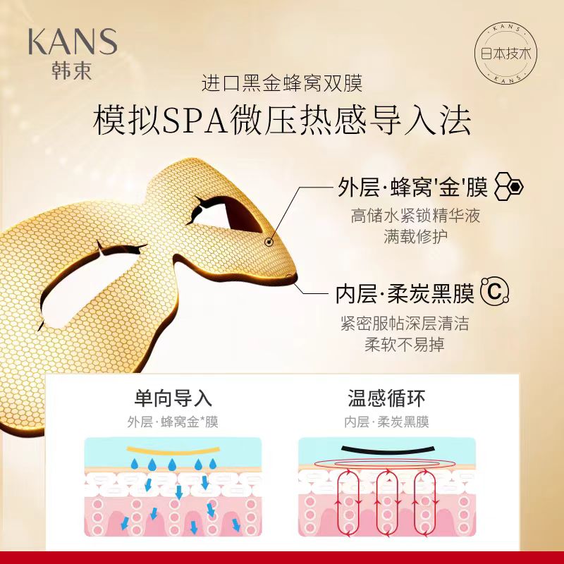 韩束金刚侠眼膜紧致淡化细纹10片/盒