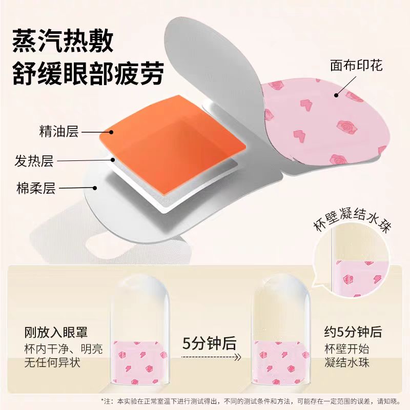 闪亮熊猫蒸汽眼罩缓解眼疲劳 10片/盒
