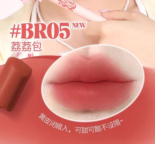 果及丝绒水光唇膏笔口红唇刷一体