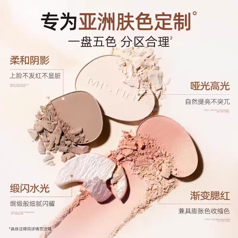 Mistine泰式奶咖面部高光修容综合盘
