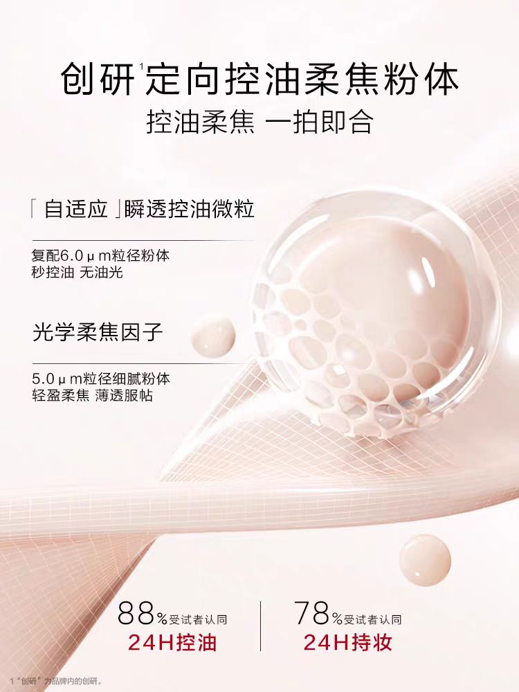 韩束红运无痕锁妆蜜粉饼8g