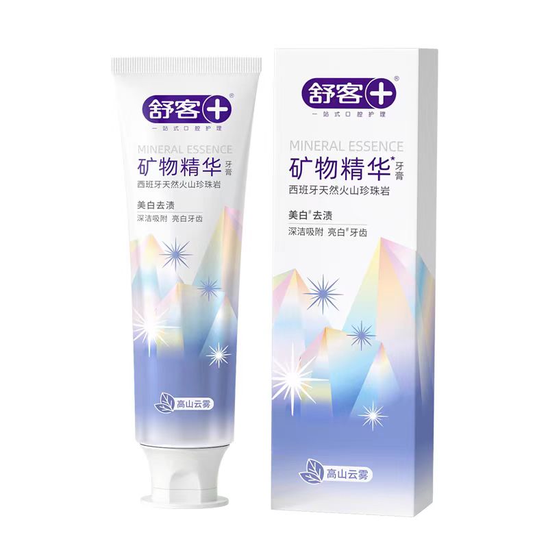 舒客专研美白牙膏