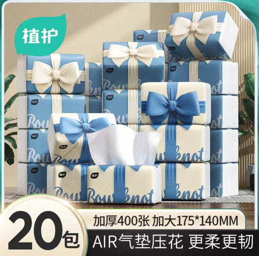 植护蝴蝶结气垫抽纸100抽*20包/箱  仅限墨尔本地区下单