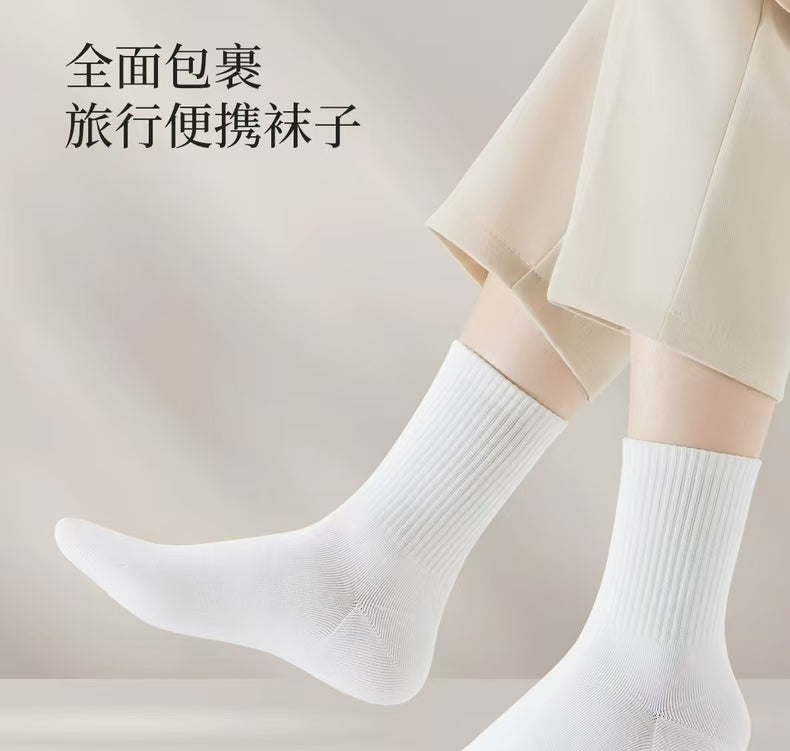 巴迪高一次性袜子 短款均码 5双/包