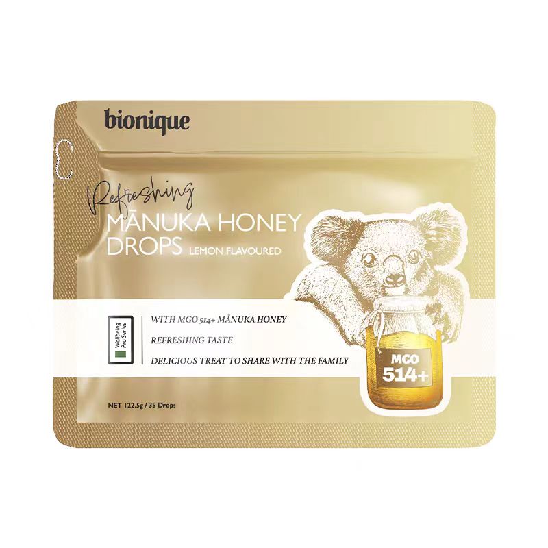 BIO-E Bionique麦卢卡蜂蜜润喉糖化痰UMF15+ 35颗/包