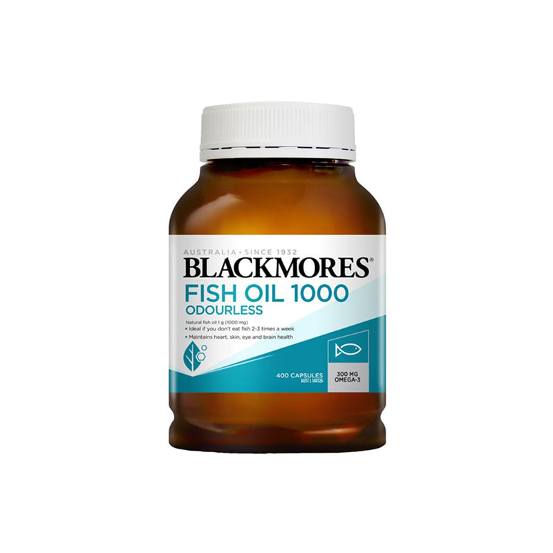BLACKMORES ODOURLESS FISH OIL CAPS 400C
