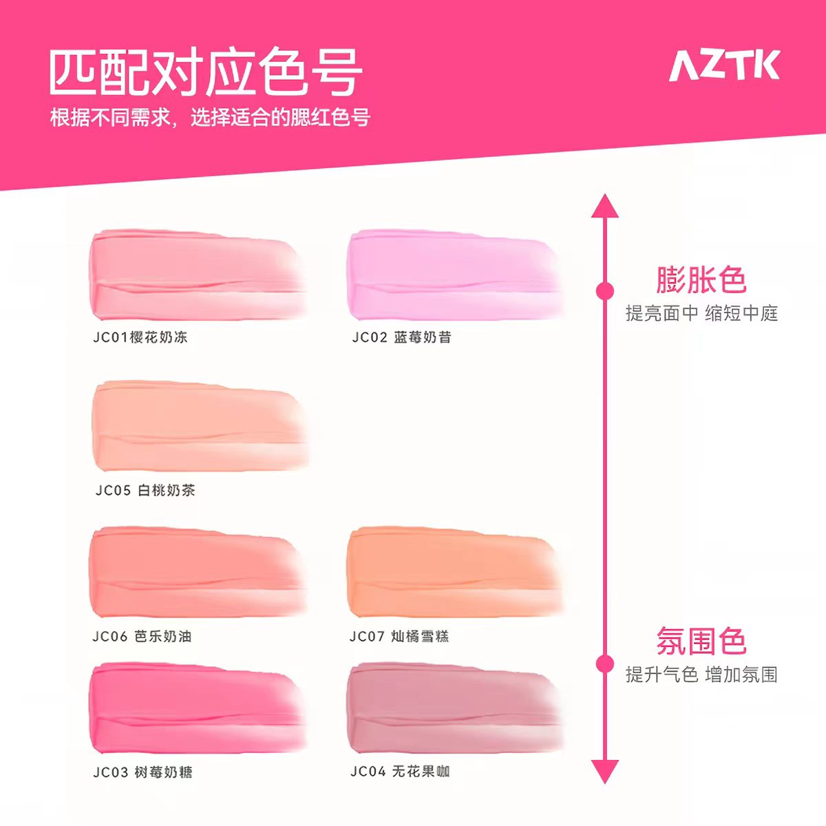 AZTK菁之液体腮红液-无花果色