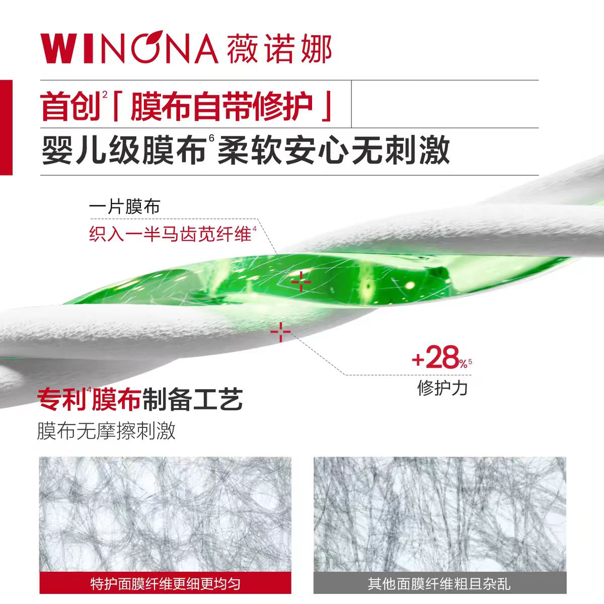 薇诺娜舒敏保湿特护面膜6片/盒