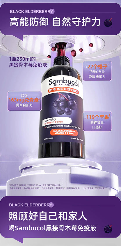 Sambucol-小黑果全家免疫液250ml