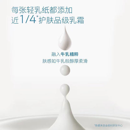 舒洁北海道轻牛乳面巾纸 40抽X3包装 仅限墨尔本地区下单