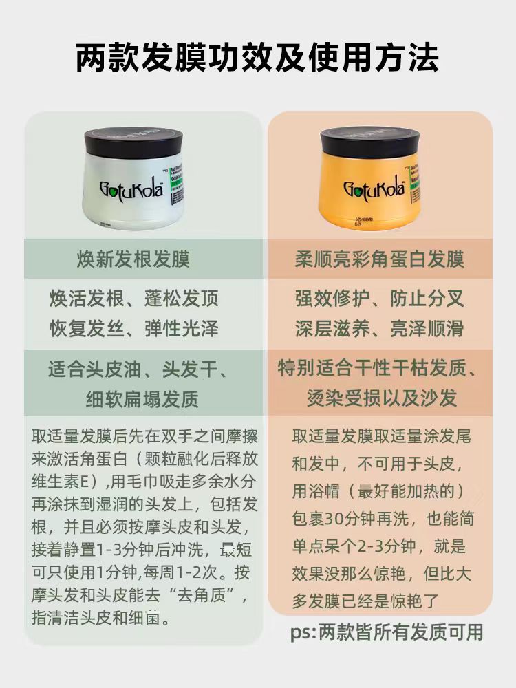 Gotukola狗头发膜500ml