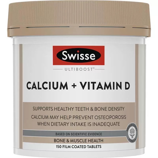 Swisse 维他命D + 钙片 娘娘钙 大钙 Calcium + Vitamin D 150粒