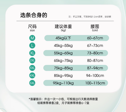 巴迪高一次性内裤女士 5条/盒