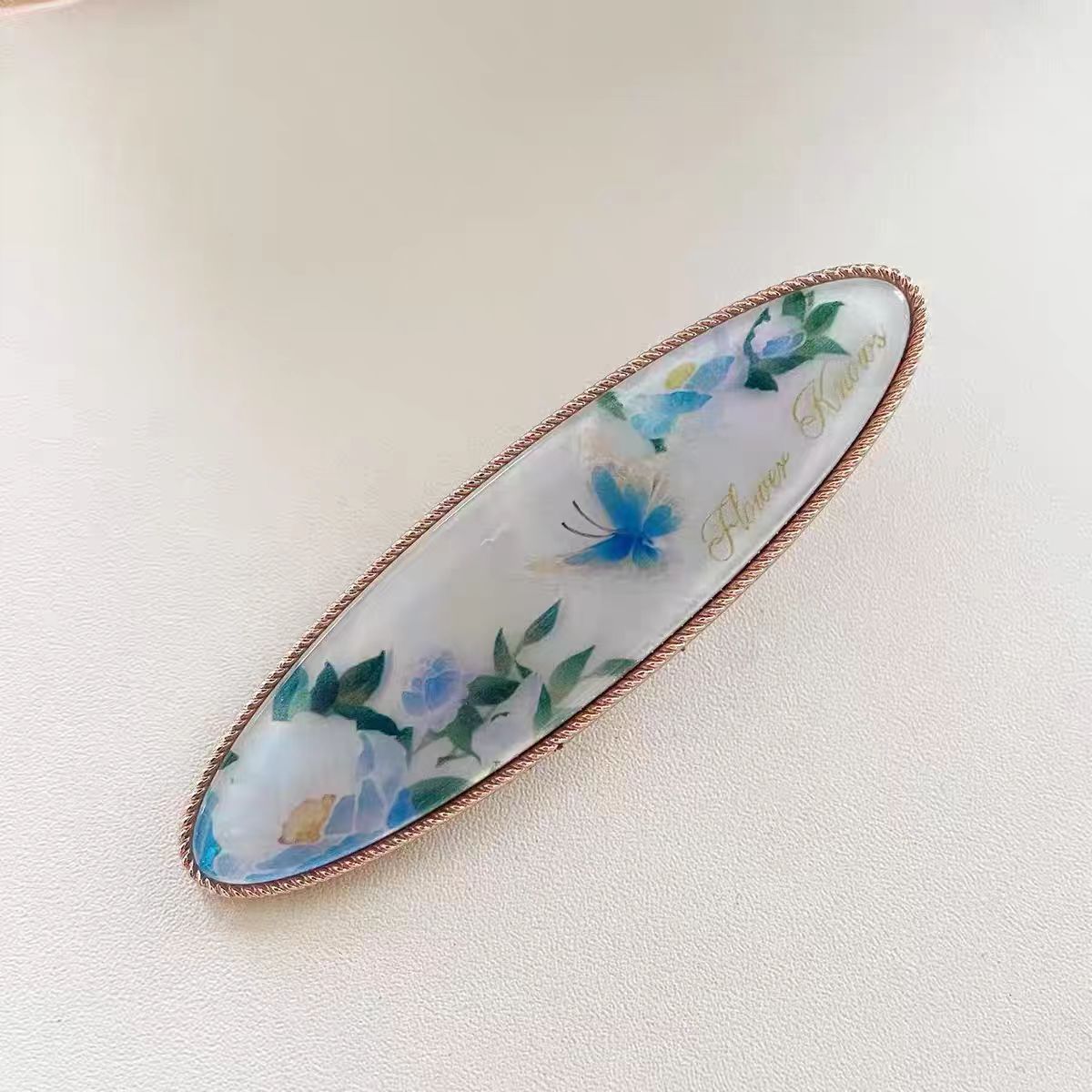 花知晓蝴蝶云肩系列周边手持镜/发夹