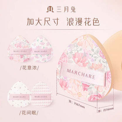三月兔拍立得气垫粉扑