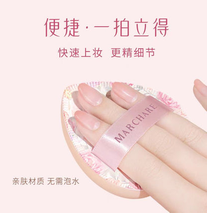 三月兔拍立得气垫粉扑