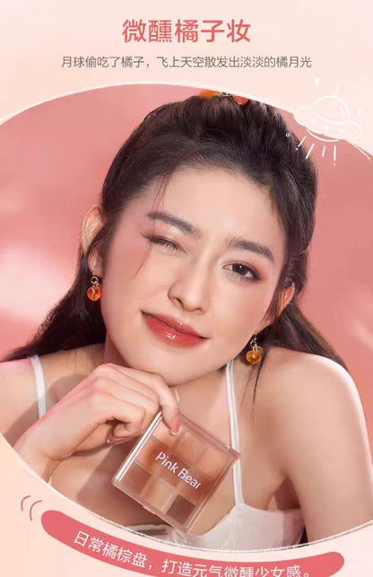 pinkbear皮可熊哑光眼影盘