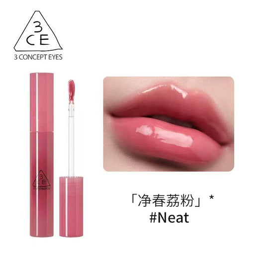 3CE玉滴光唇蜜 净春荔粉
