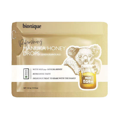 BIO-E Bionique麦卢卡蜂蜜润喉糖化痰UMF15+ 35颗/包