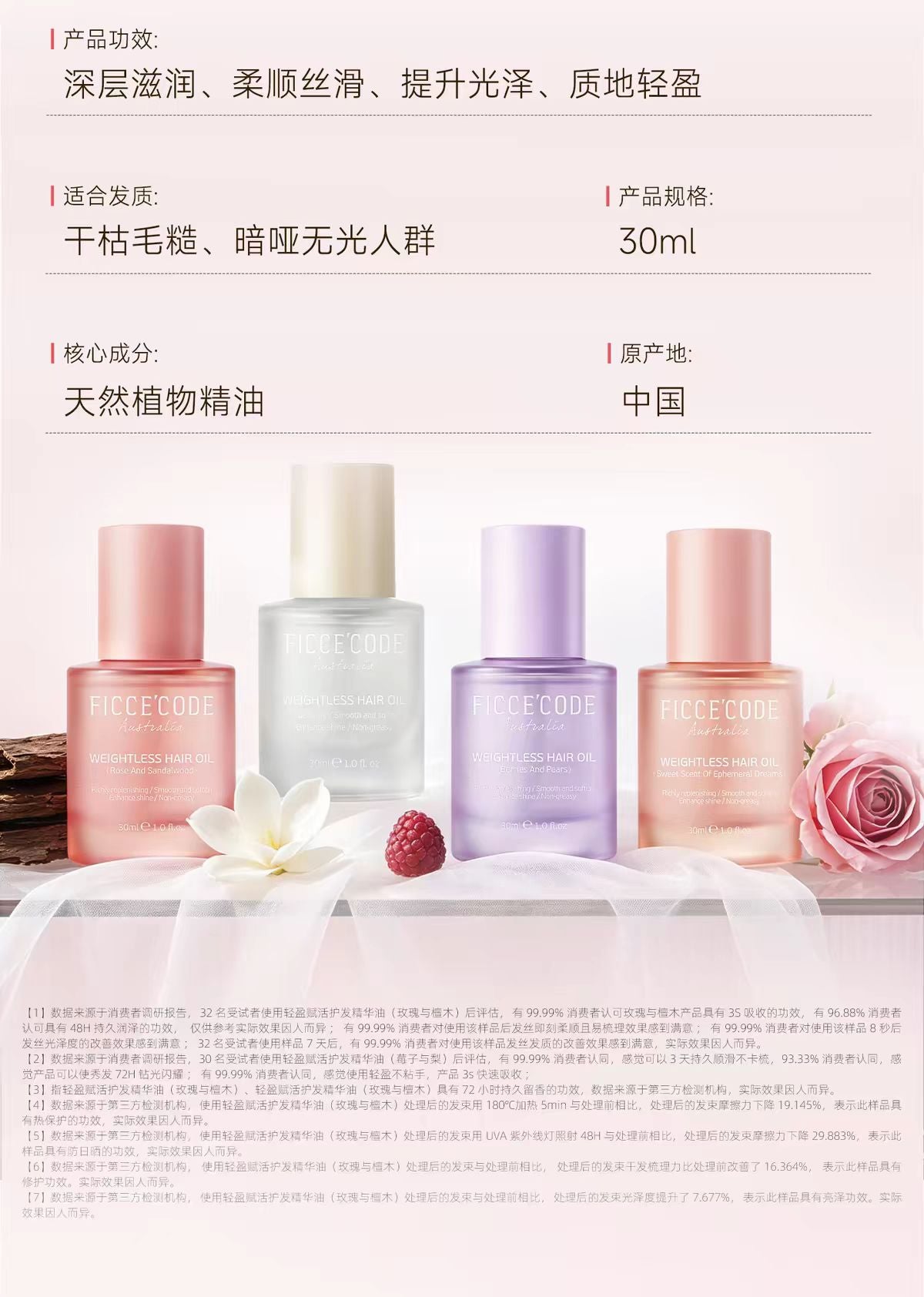 菲诗蔻护发精油30ml