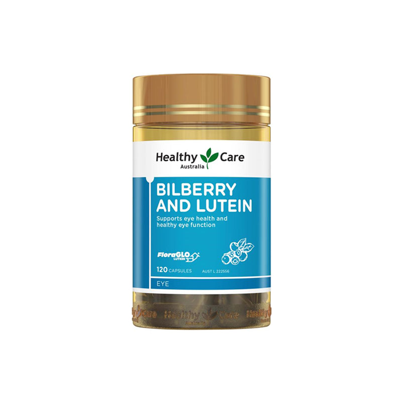 Healthy Care Bilberry & Lutein 120 Capsules