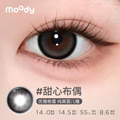 moody日抛美瞳0度数（10片装/盒）