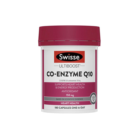 Swisse Ultiboost Co Enzyme Q10 150mg 180 Capsules