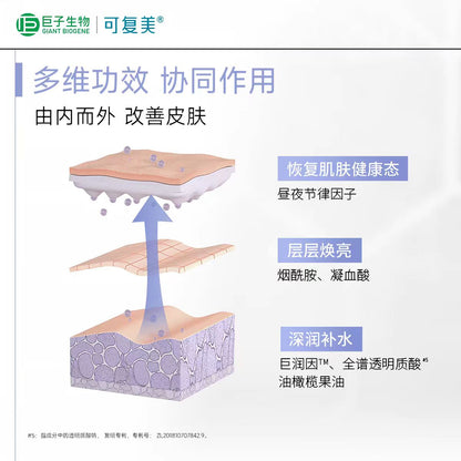 可复美透明质酸钠藻萃盈润保湿精华水乳可复美吨吨水乳
