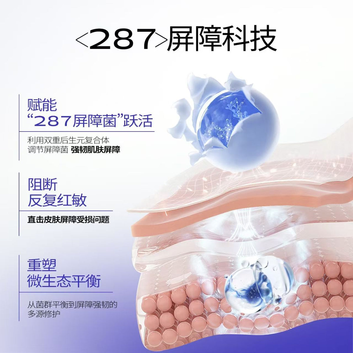 瑷尔博士益生菌287屏障面膜10片/盒  保湿修护舒缓泛红