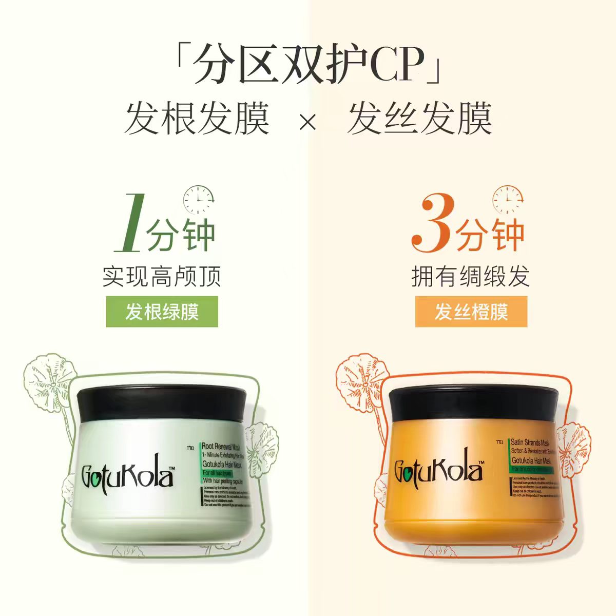 gotukola狗头发膜500ml