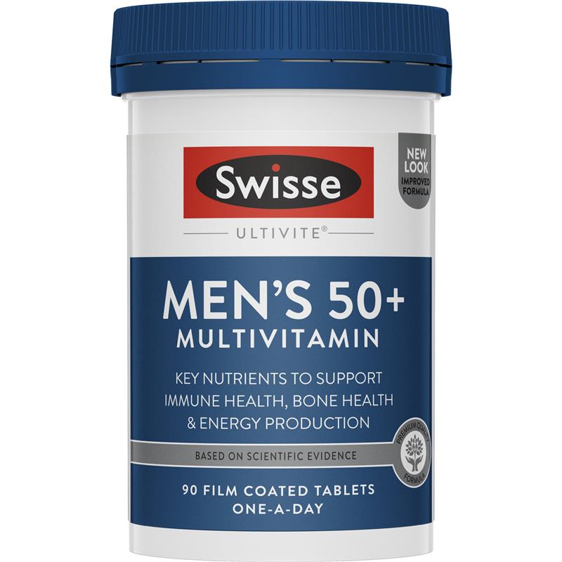Swisse Men's Ultivite 50+ 90 Tablets