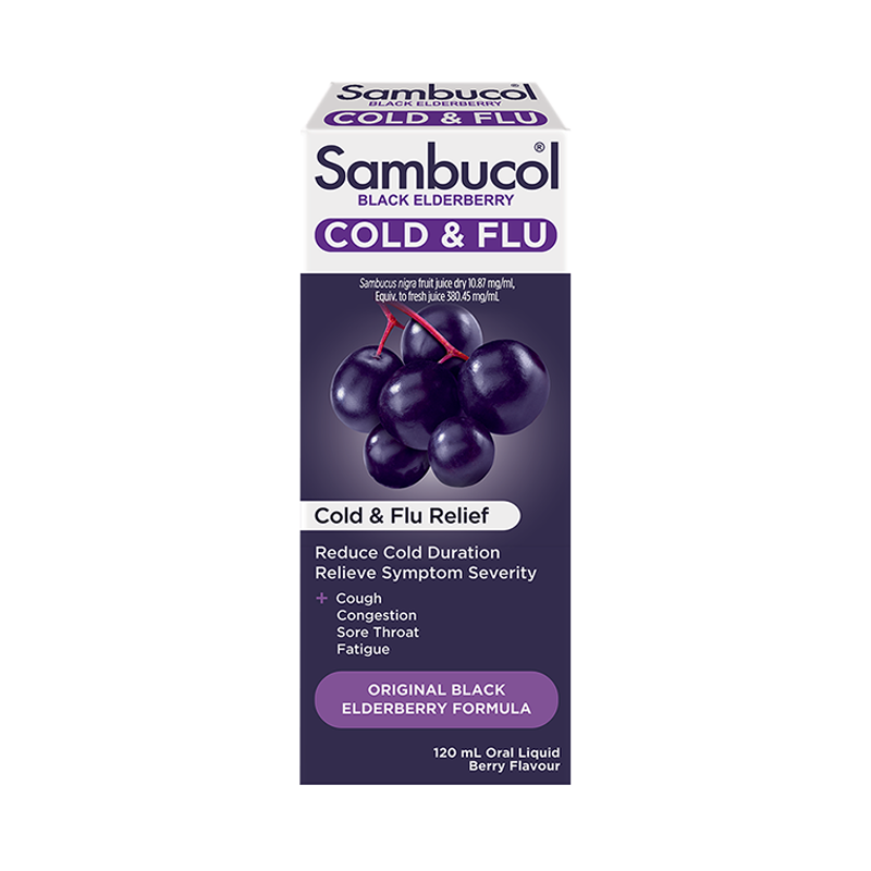 Sambucol 小黑果成人感冒糖浆120ml
