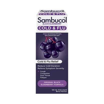 Sambucol 小黑果成人感冒糖浆120ml