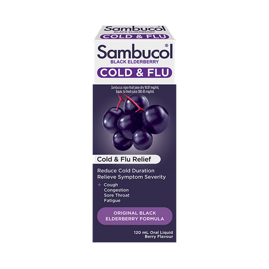 Sambucol 小黑果成人感冒糖浆120ml