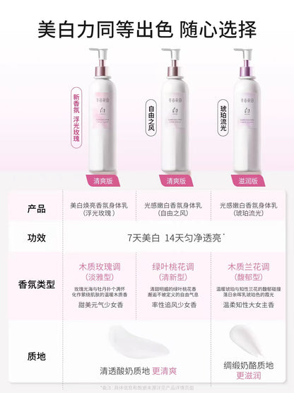 迪丽热巴同款半亩花田养白瓶美白身体乳250ml