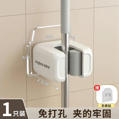 佳帮手拖把壁挂夹免打孔挂钩置物架拖把夹