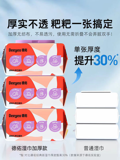 德佑宝宝婴幼儿湿巾80抽/包-紫盖 仅限墨尔本地区下单