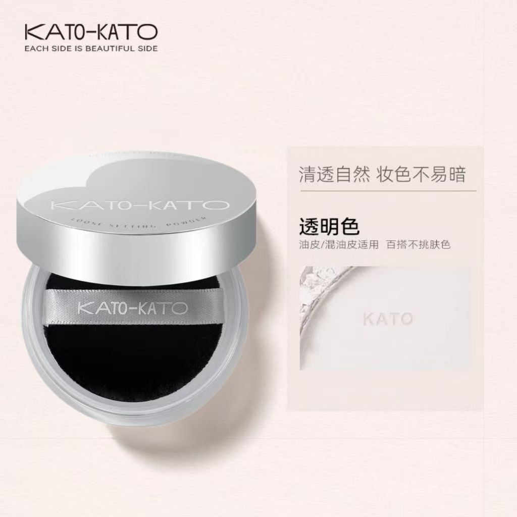 KATO多云转雾控油定妆散粉-透明色3.5g