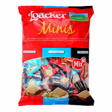 Italian Loacker Minis 800g Crispy Wafers With Hazelnut Filling , 80 Individuals