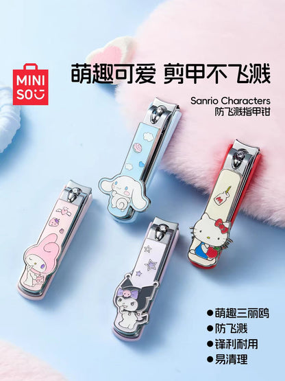 MINISO名创优品三丽鸥防飞溅指甲剪卡通指甲钳