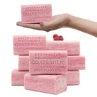 Australian Botanical Goats Milk & Raspberry Body Gentle Wash Bar Soap 8 x 200g