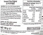 Bibigo Korean Seaweed Chips Original 140g Crunchy Kids Office Lunch Savory Snack