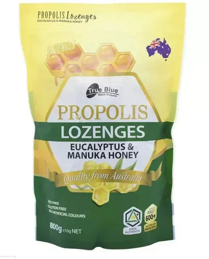 True Blue Propolis, Manuka Honey And Eucalyptus Lozenges 800g